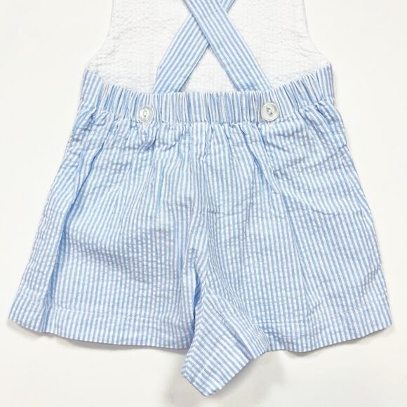 Anvy Kids Seersucker Striped Romper - Picture 9 of 9